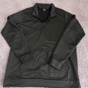 Mens Nike Green Quarter-Zip Sweatshirt